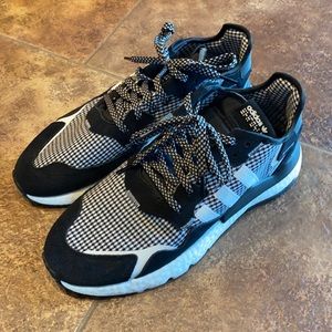 Men’s adidas nite jogger houndstooth